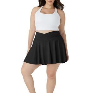 Halara Cloudful Air Fabric  High Waisted Crossover Side Pocket Flare Skirt XL